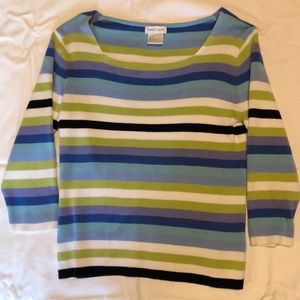 Pierre Cardin 3/4 length sleeve women’s sweater M